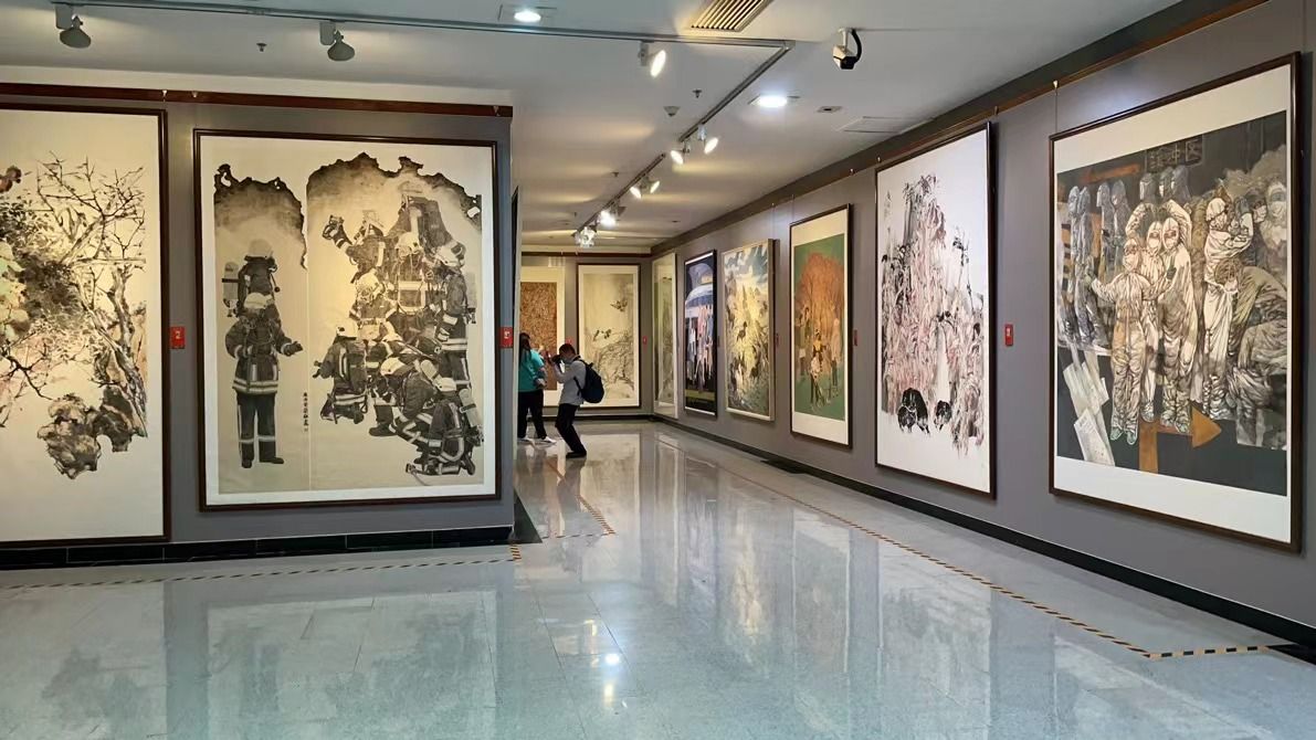 271幅畫卷共繪大灣區(qū)——'奮進粵港澳大灣區(qū)'畫展在穗開幕